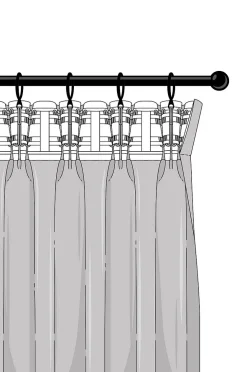 ALBA Voile-Gardine im 2er-Pack