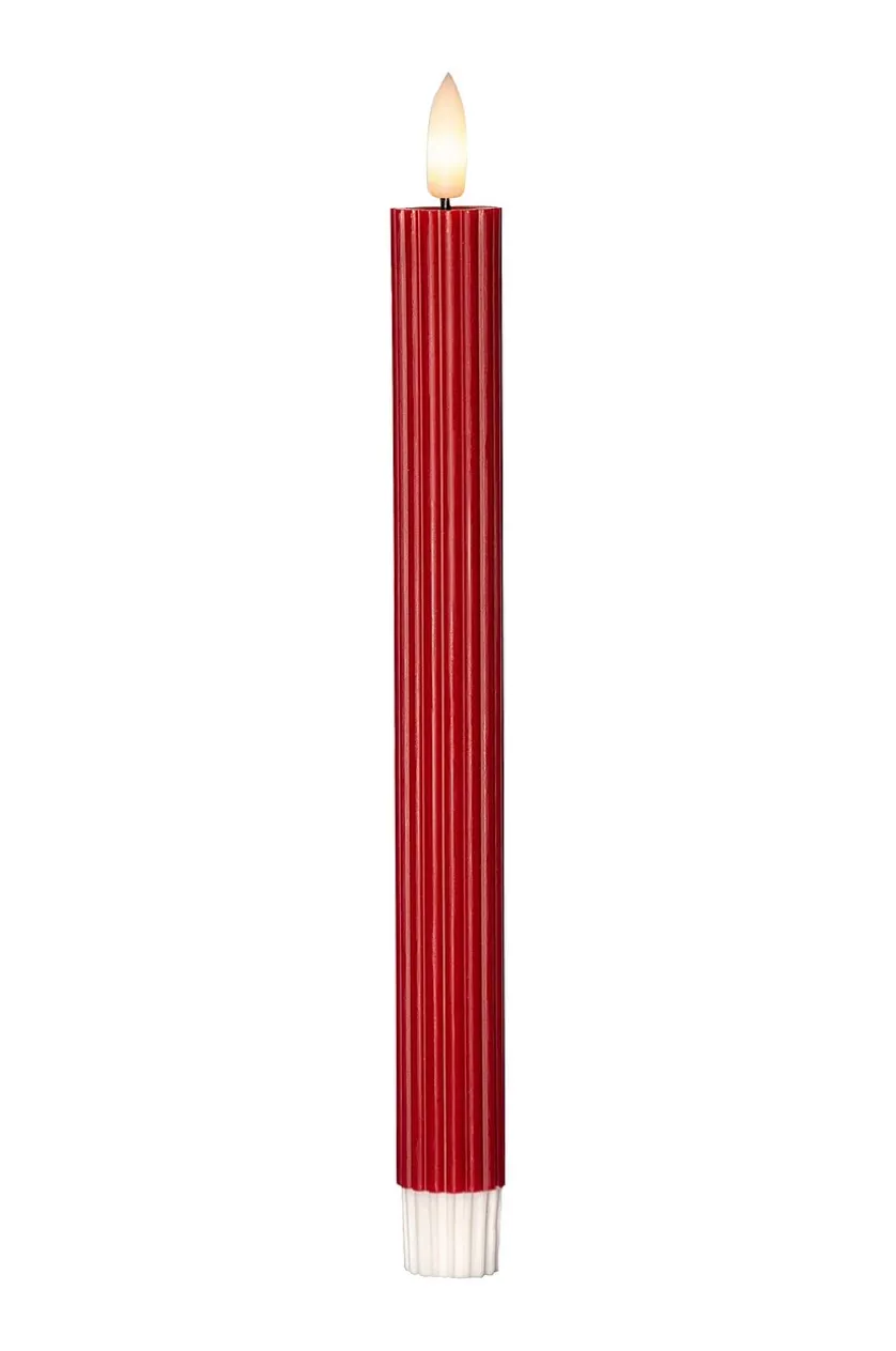 Antikkerze LED Flamme Stripe, 2 St.