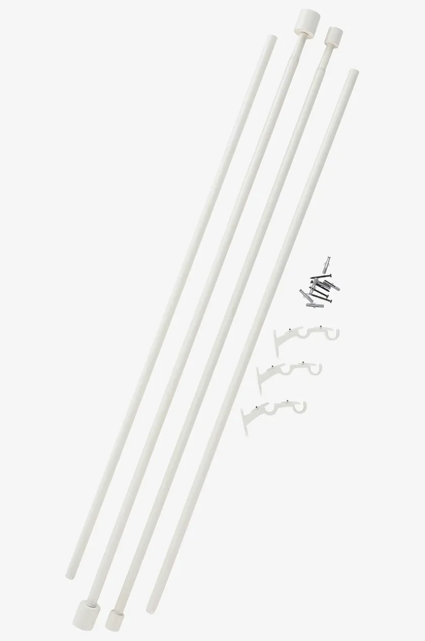 ARIES doppelte Vorhangstange 110-320 cm