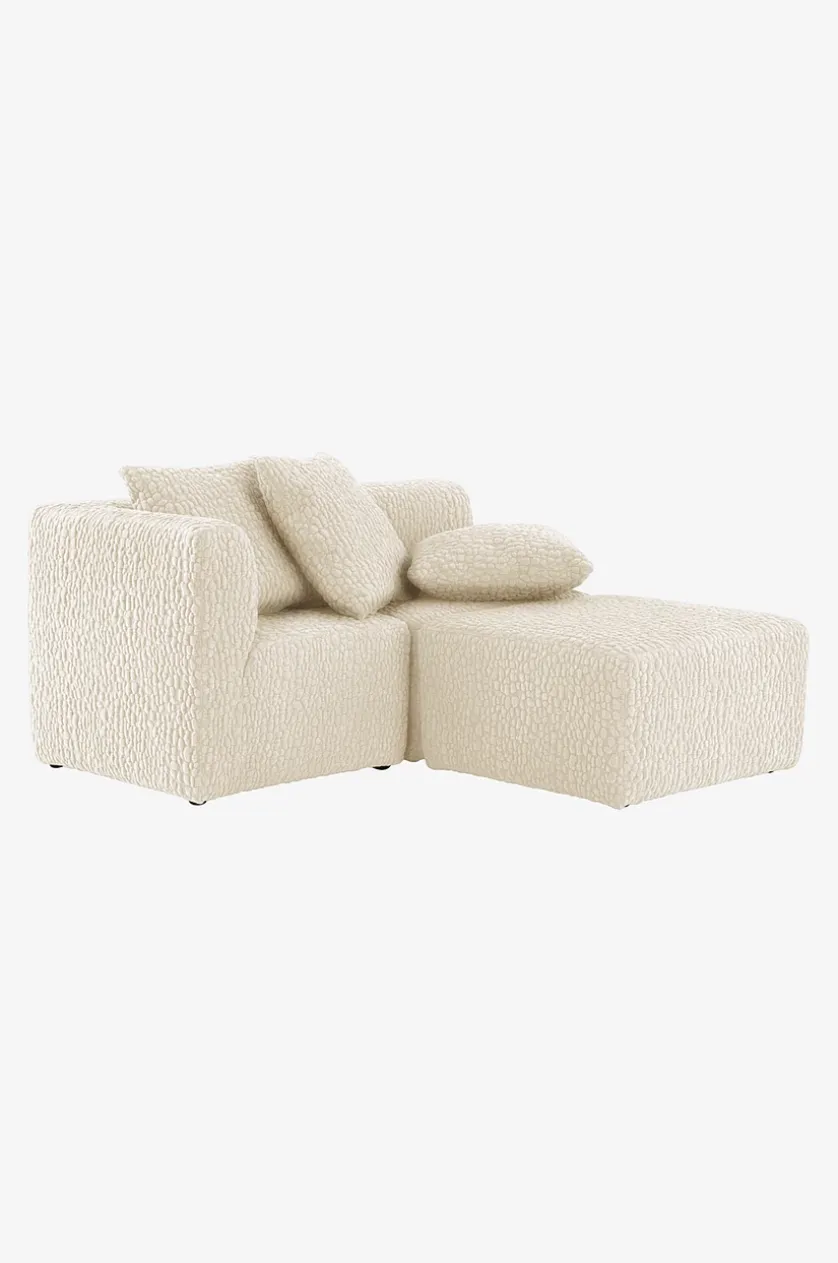 BALTIMORE MINI Sofamodul mit Rücken + 1 Kopfkissen