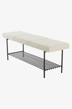 BARKLY Bank mit Schuhregal 140 cm