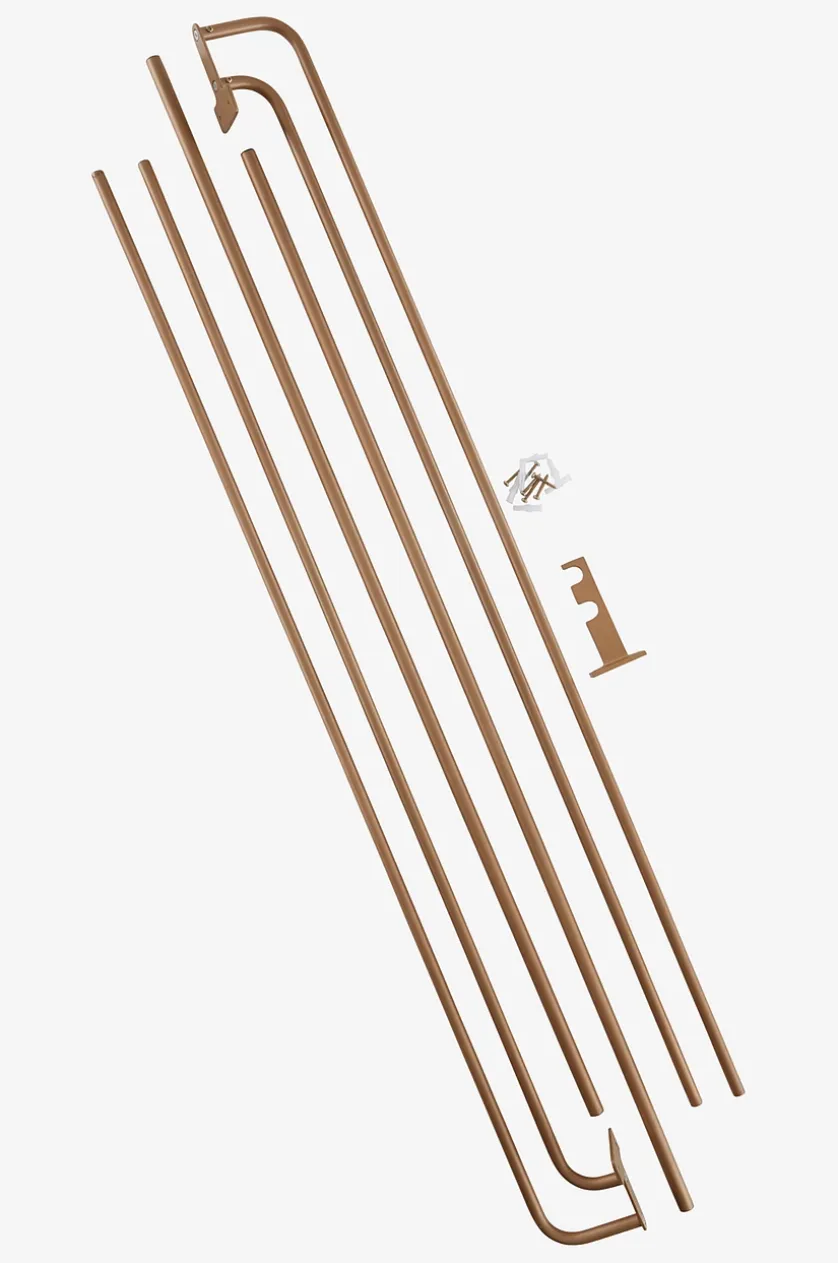 BAY Gardinenstange doppelt 277-396 cm