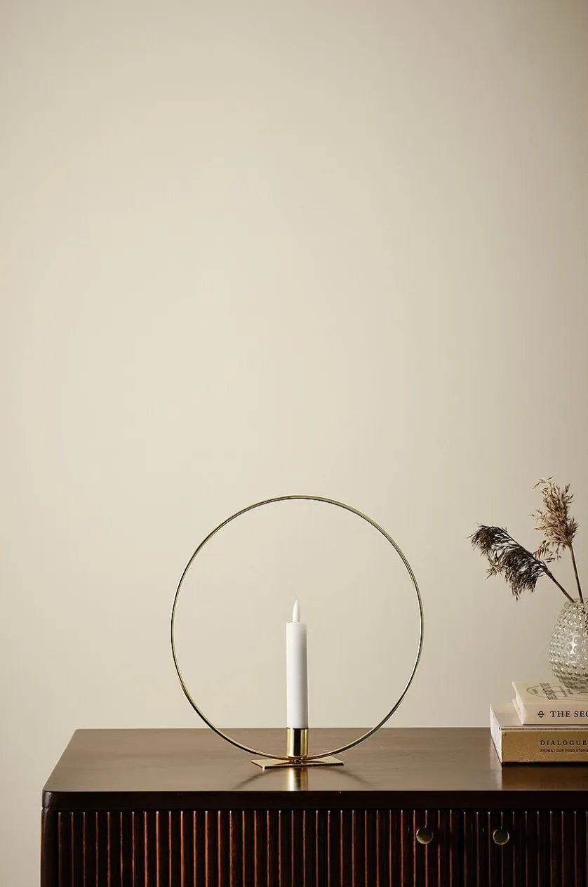 CANDLE RING Tisch-Deko mit LED-Kerze