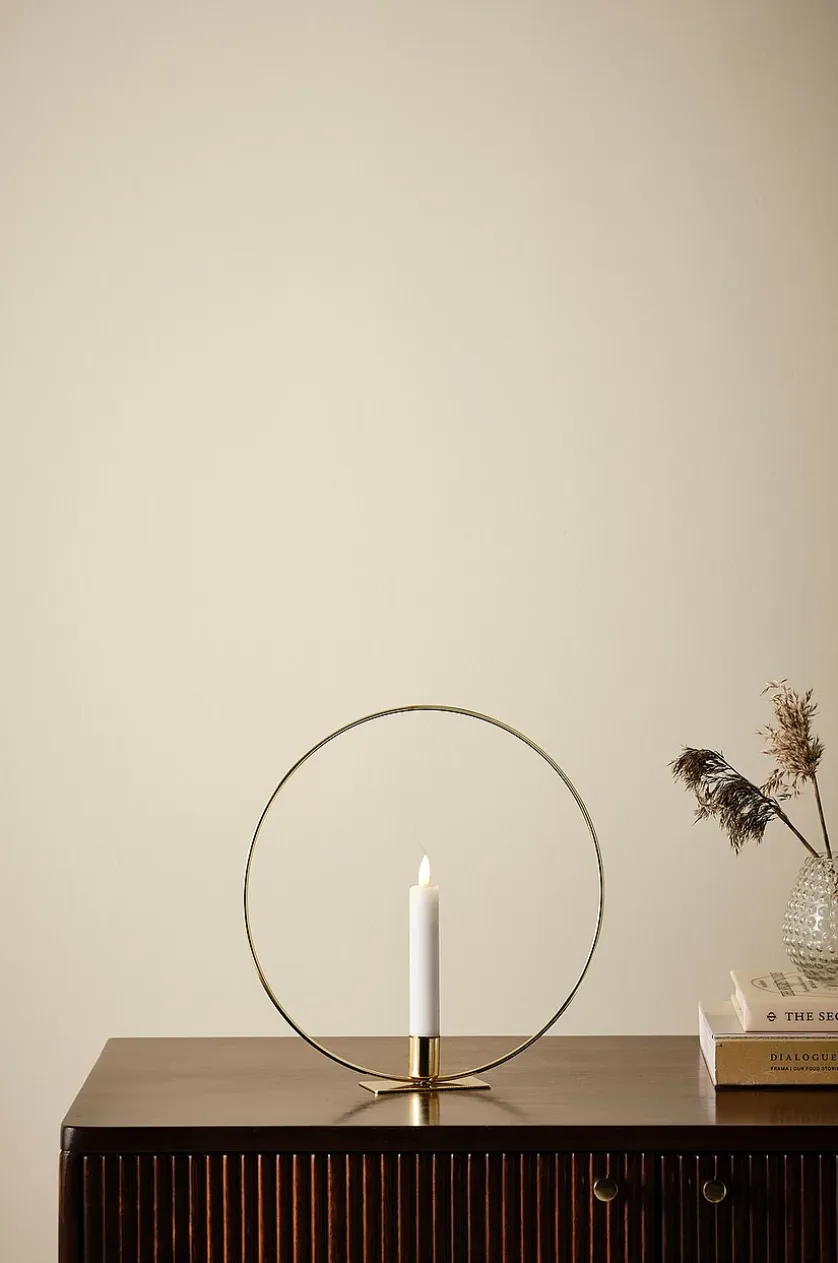 CANDLE RING Tisch-Deko mit LED-Kerze