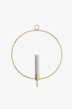 CANDLE RING Wanddeko mit LED-Kerze