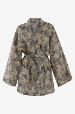 CARA kurzer Kimono aus Flachs