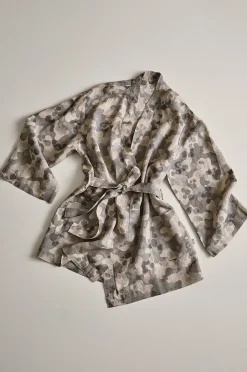 CARA kurzer Kimono aus Flachs