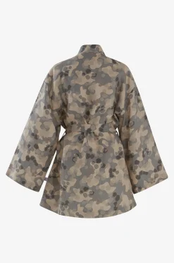 CARA kurzer Kimono aus Flachs
