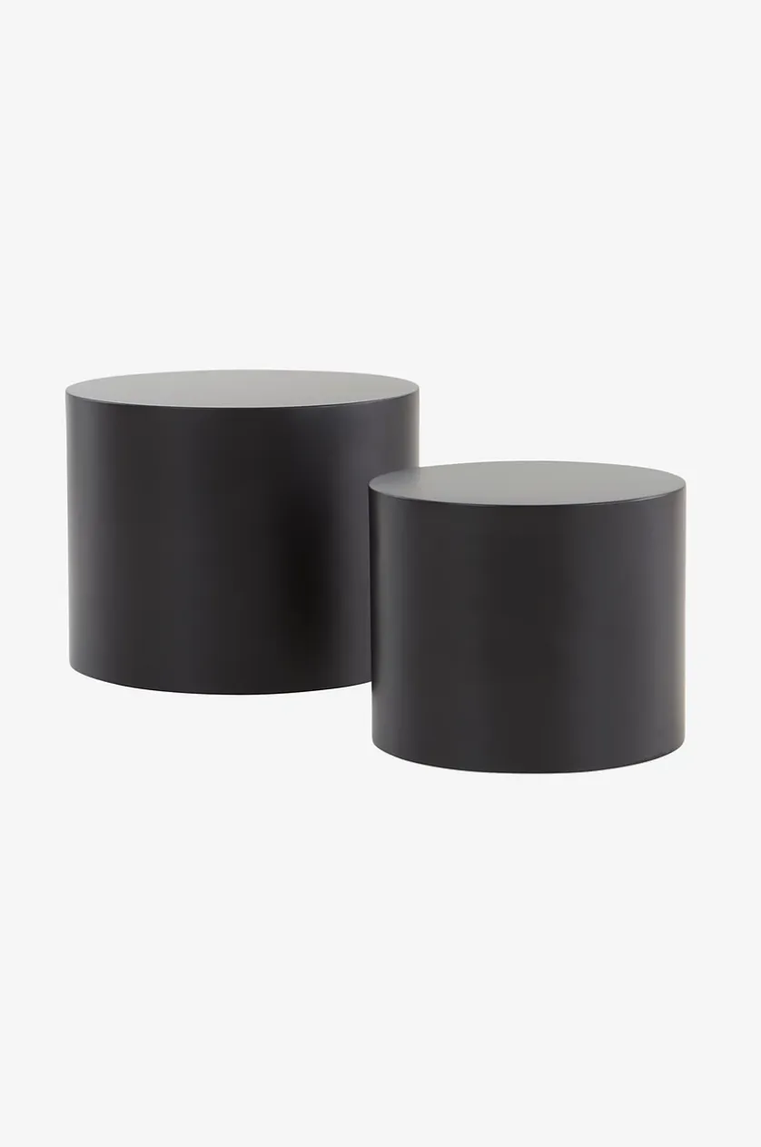 CILIN Beistelltisch, 2 St., Ø 38 cm + Ø 48 cm