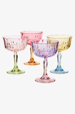 CRANBERRY Cocktailglas 4er-Pack