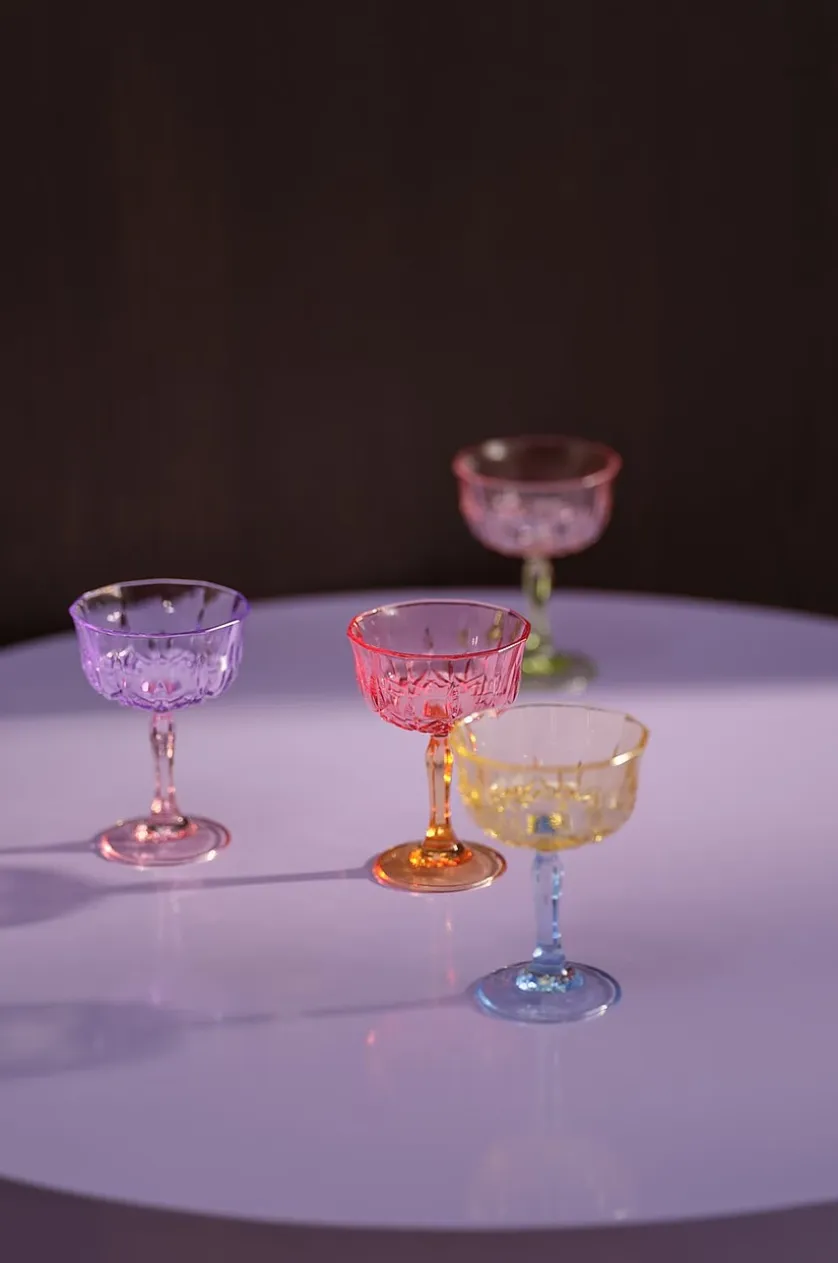 CRANBERRY Cocktailglas 4er-Pack