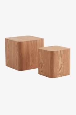 CUBO Beistelltisch, 2 St., 30 x 30 cm + 40 x 40 cm
