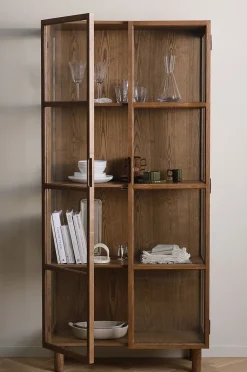 DAFNES Glasvitrine 195 cm