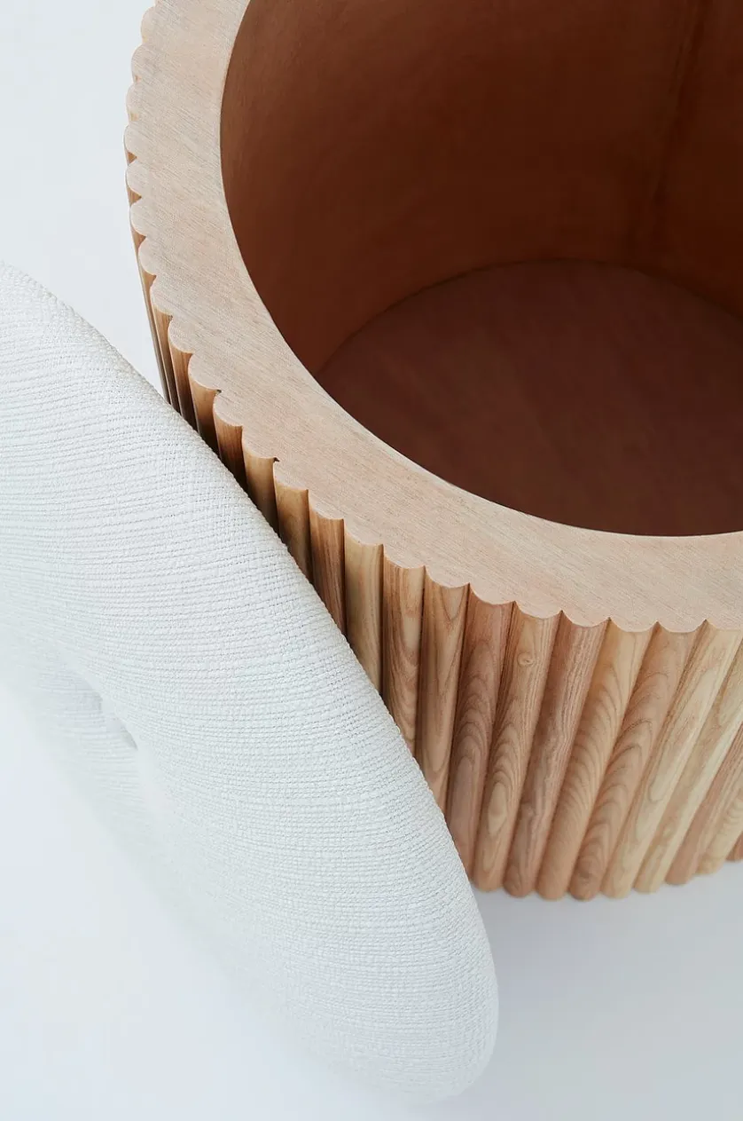 DARWIN Pouf/Hocker Ø 40 cm