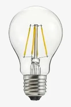 Dekorative, dimmbare Filamentleuchte LED-Kugel E27 4W ø60 mm, Bernstein