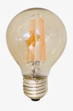 Dekorative, dimmbare Filamentleuchte LED-Kugel E27 4W ø60 mm, Bernstein