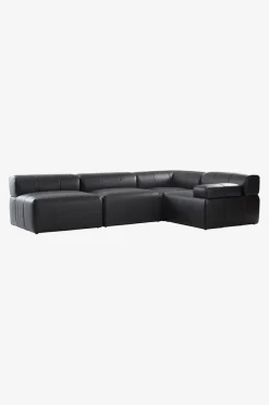 DERMY Sofamodul Ecke PU/Leder-Mix