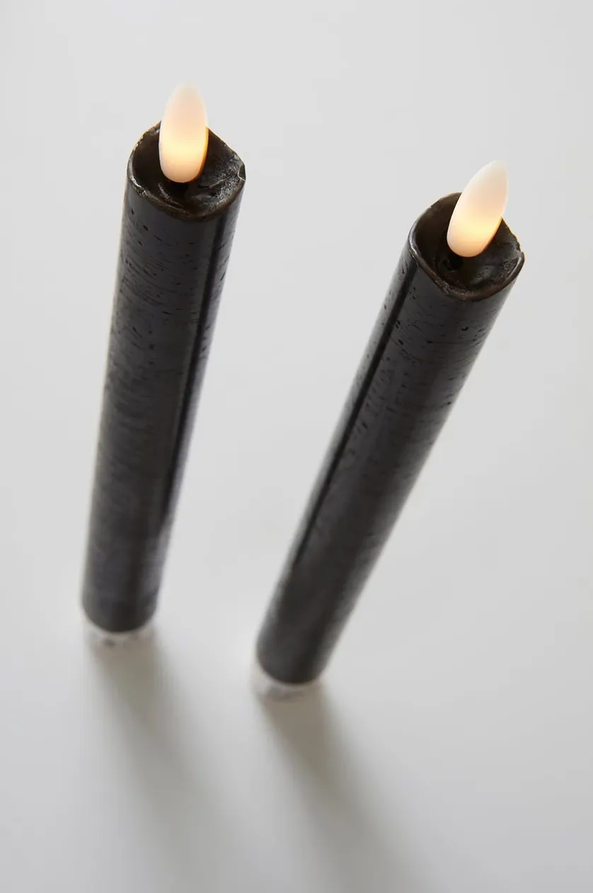 FLAMME Antikkerze LED 25 cm, 2 St.