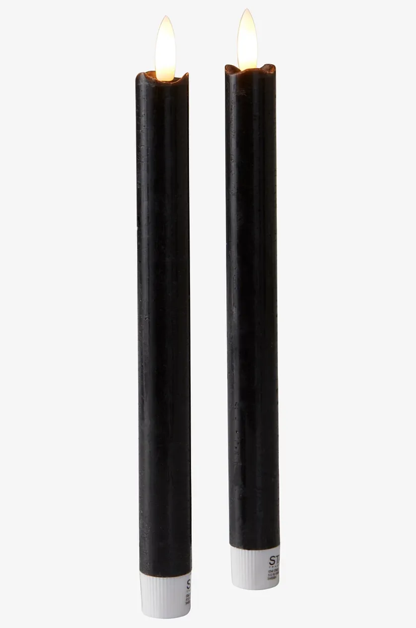 FLAMME Antikkerze LED 25 cm, 2 St.