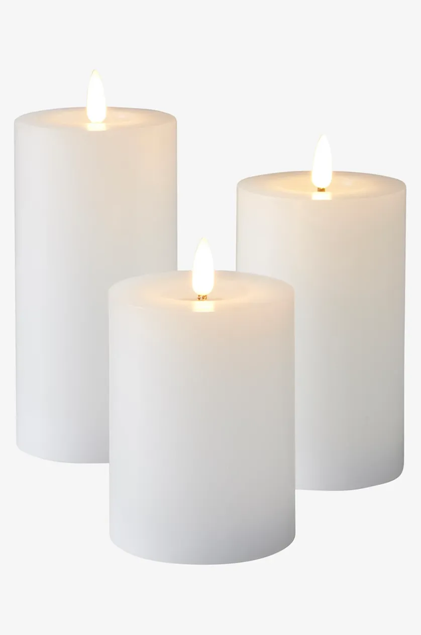 FLAMME FLOW Stumpenkerze LED 17,5 cm