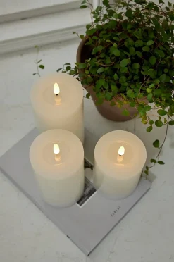 FLAMME FLOW Stumpenkerze LED 17,5 cm