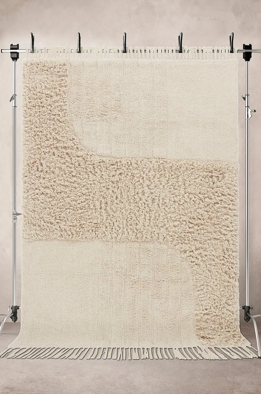 KHARGA Baumwollteppich 300x400 cm