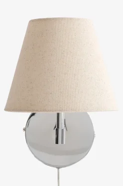 LASSE verchromte Wandlampe im 2er-Pack