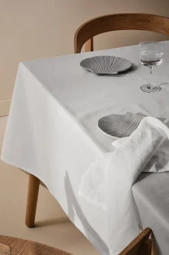 LENA abwischbare Tischdecke aus Leinen-Mix
