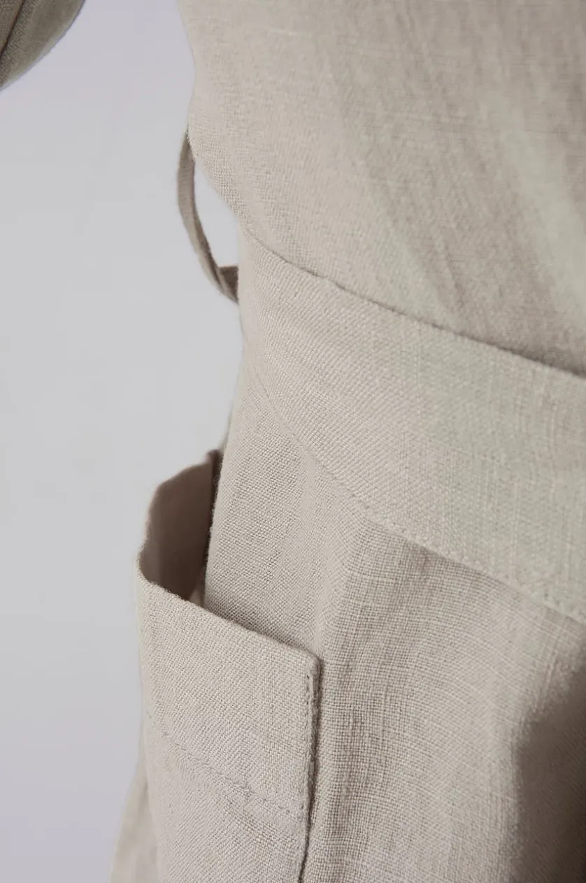 LINNY Bademantel aus Flachs