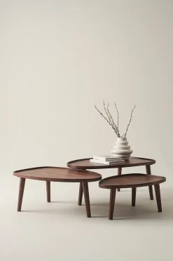 MANIAGO Couchtisch in 3 Teilen 64x95 cm/55x84 cm/45x68 cm