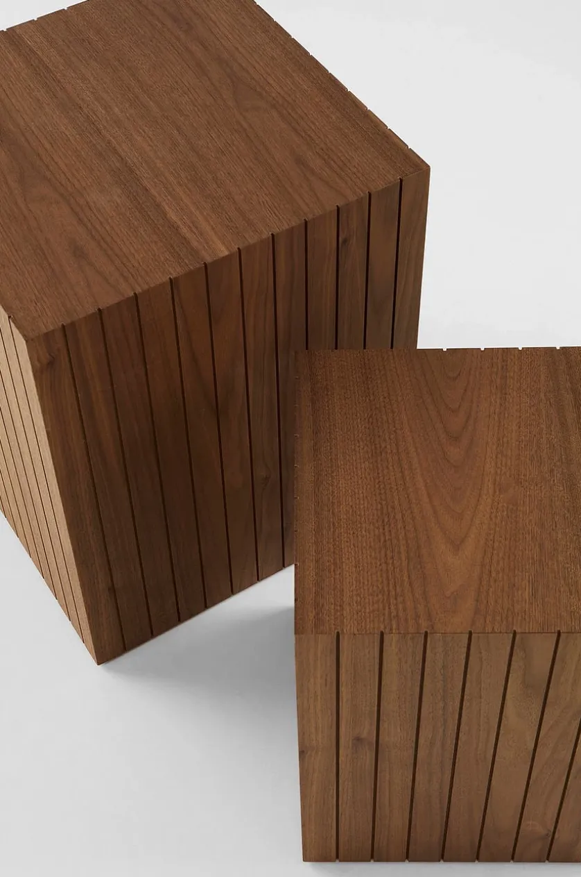 PALANZO Beistelltisch 2er-Pack 30x30 cm 40x40 cm
