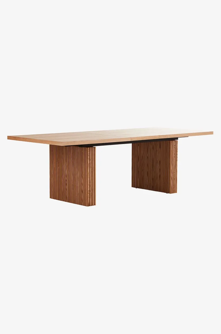 PALANZO Esstisch mit Einlegeplatte 105x196+45 cm