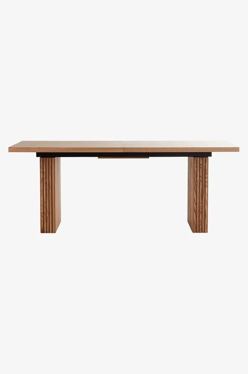 PALANZO Esstisch mit Einlegeplatte 105x196+45 cm