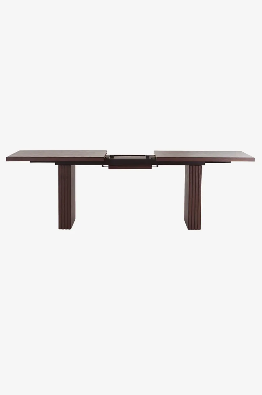PALANZO Esstisch mit Einlegeplatte 105x196+45 cm
