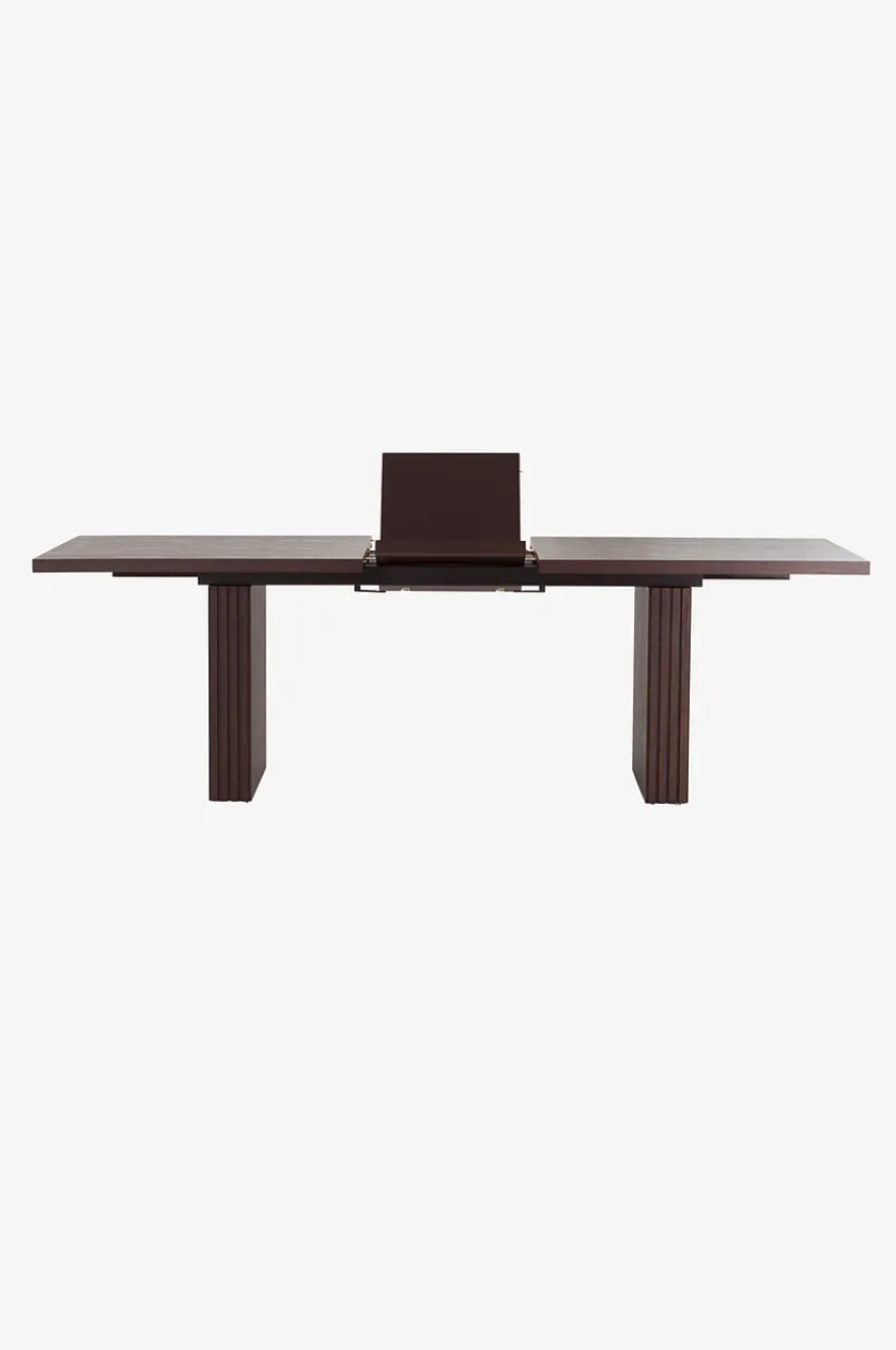 PALANZO Esstisch mit Einlegeplatte 105x196+45 cm