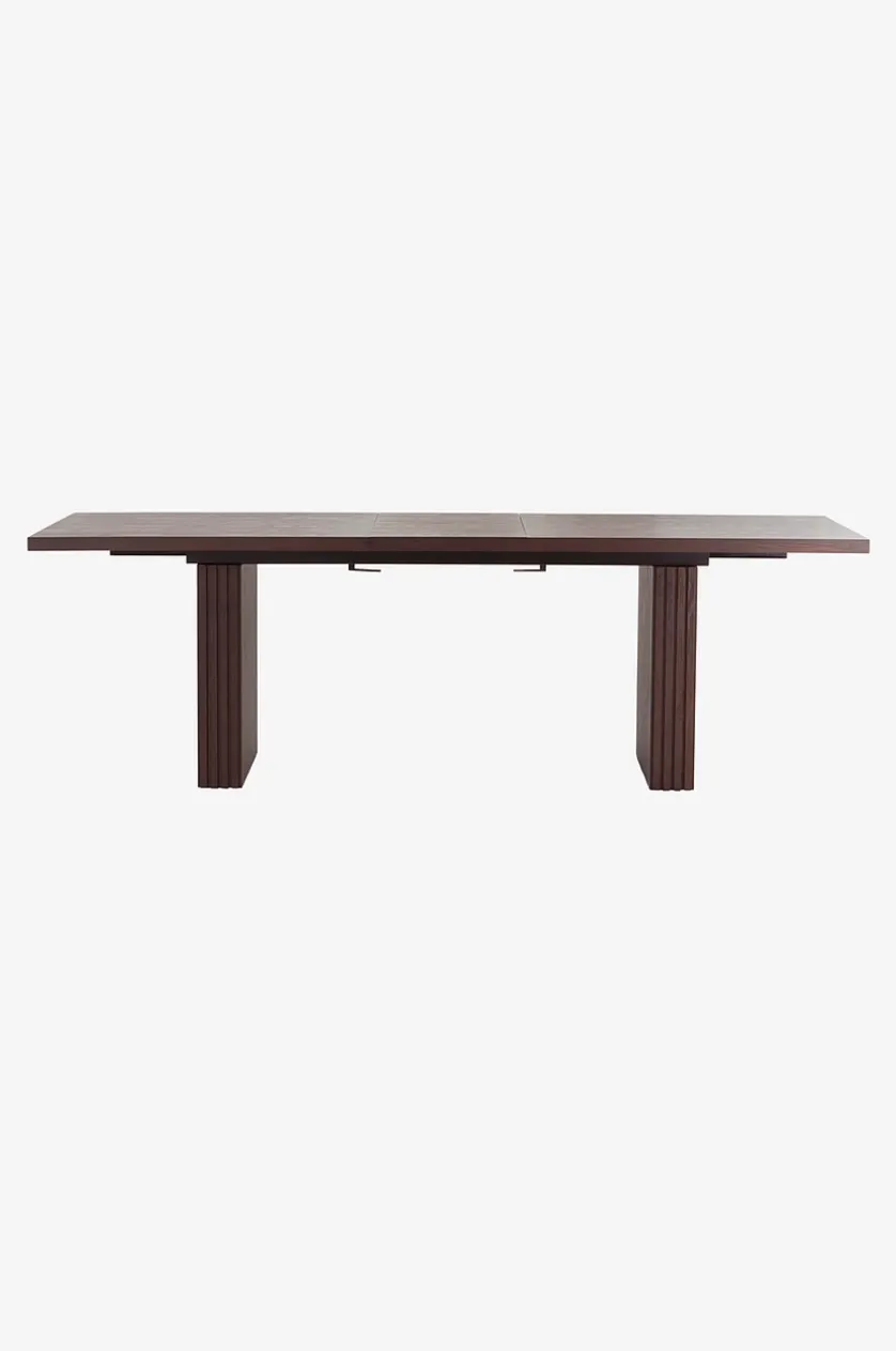 PALANZO Esstisch mit Einlegeplatte 105x196+45 cm