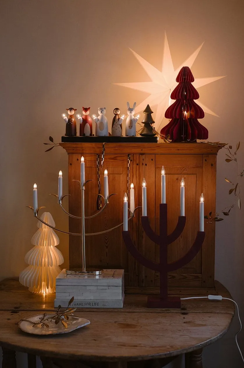 PICEA Deko-Weihnachtsbaum mit Lichterkette