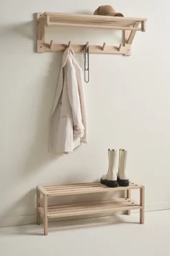 SKÄRHAMN Set mit Schuhregal und Hutablage