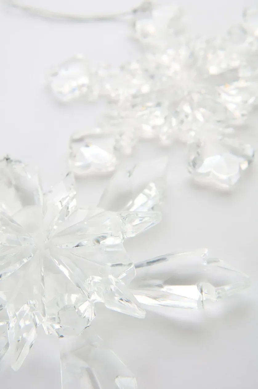 SNOWFLAKE Weihnachtsdekoration 4er-Pack