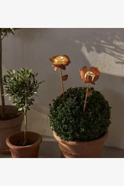 Solarzelle Dekoration Oxida Blume 2-p