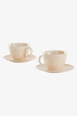 SPRINKLE Tasse mit Unterteller im 2er-Pack