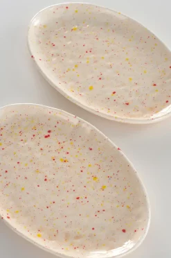 SPRINKLE Teller oval im 2er-Pack