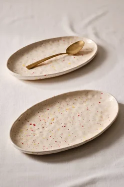 SPRINKLE Teller oval im 2er-Pack