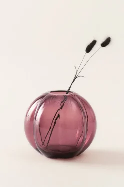TEXAS Glasvase, 17 cm hoch