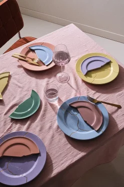 THE HALF PLATES Beilagenteller im 6er-Pack