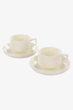 THELMA Kaffeetasse mit Beilagenteller im 2er-Pack