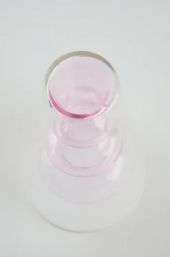 TILO PINK Glasvase Höhe 18 cm