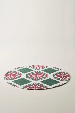 VERY MERRY Flachgewebeteppich Ø 110 cm