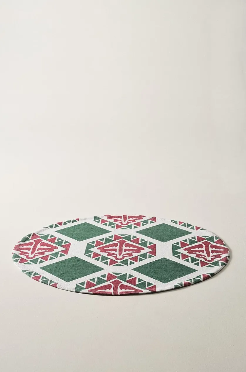 VERY MERRY Flachgewebeteppich Ø 110 cm