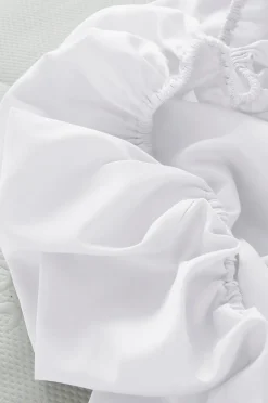 ZACK SATIN Spannbettlaken aus Satin hohe Matratze organisch